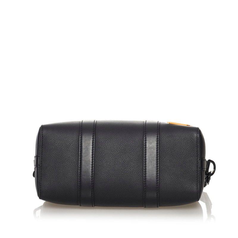 Louis Vuitton Damier Distorted City Keepall Shoulder Bag M57417 Black Grain Leather Men's LOUIS VUITTON - Logoexplore - Image 4