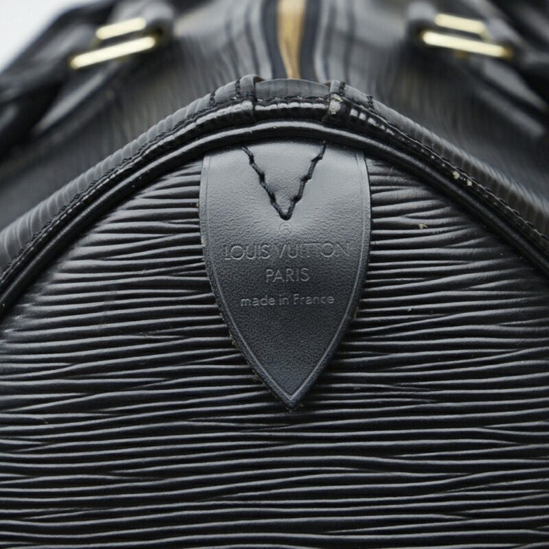 LOUIS VUITTON Epi Speedy 35 Handbag Boston Bag M42992 Noir Black Leather Ladies - Logoexplore - Image 9