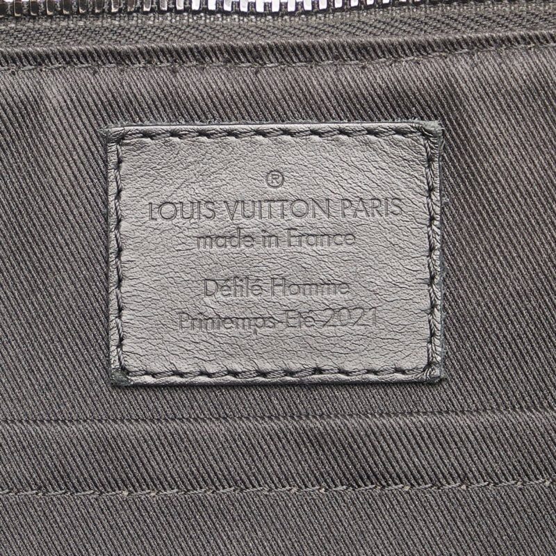 Louis Vuitton Damier Distorted City Keepall Shoulder Bag M57417 Black Grain Leather Men's LOUIS VUITTON - Logoexplore - Image 7