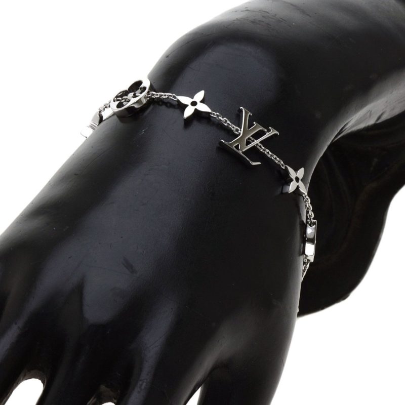 Louis Vuitton Brasserie Monogram Bracelet K18 White Gold Ladies LOUIS VUITTON - Logoexplore - Image 5