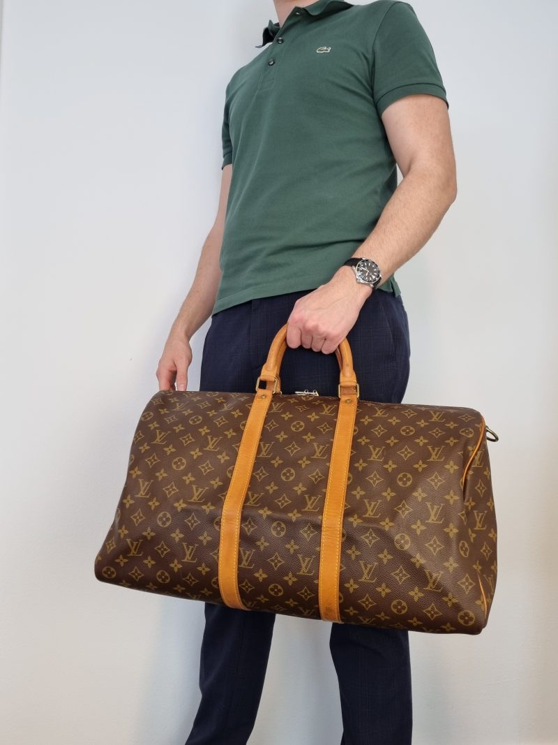 Louis Vuitton Boston Keepall Bandouliere 50 - Logoexplore - Image 2