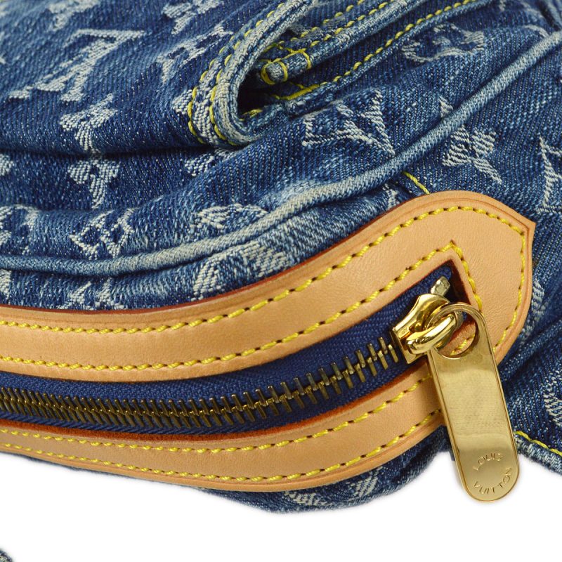 LOUIS VUITTON Bum Bag Waist Pouch Indigo Monogram Denim M95347 68407 - Logoexplore - Image 4