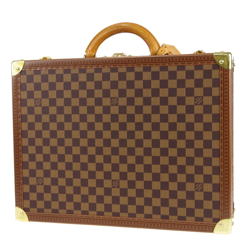 LOUIS VUITTON Cotteville 45 Trunk Suitcase Handbag Damier N21341 66860 - Logoexplore - Image 2