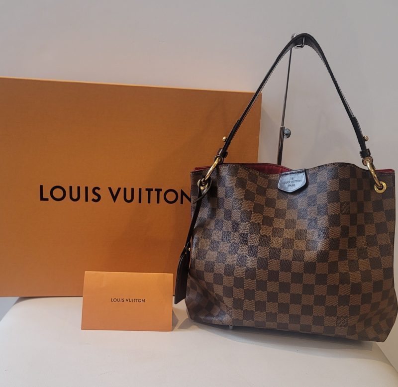 LOUIS VUITTON Damier Ebene Graceful PM - Logoexplore