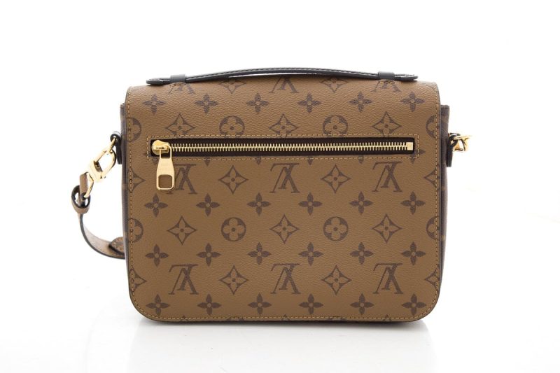 Louis Vuitton Brown Reverse Monogram Pochette Metis Cross-Body - Logoexplore - Image 4