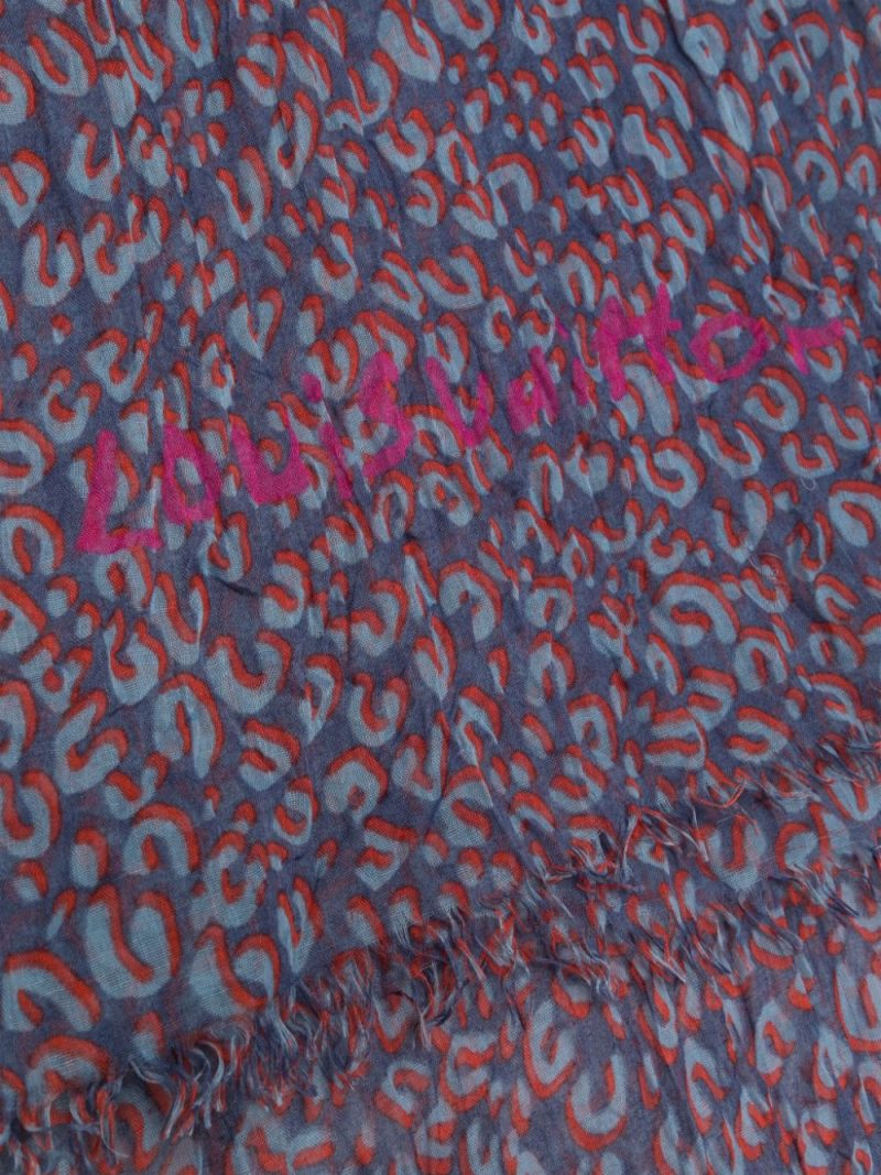 LOUIS VUITTON Cheetah Print Scarf - Logoexplore - Image 2