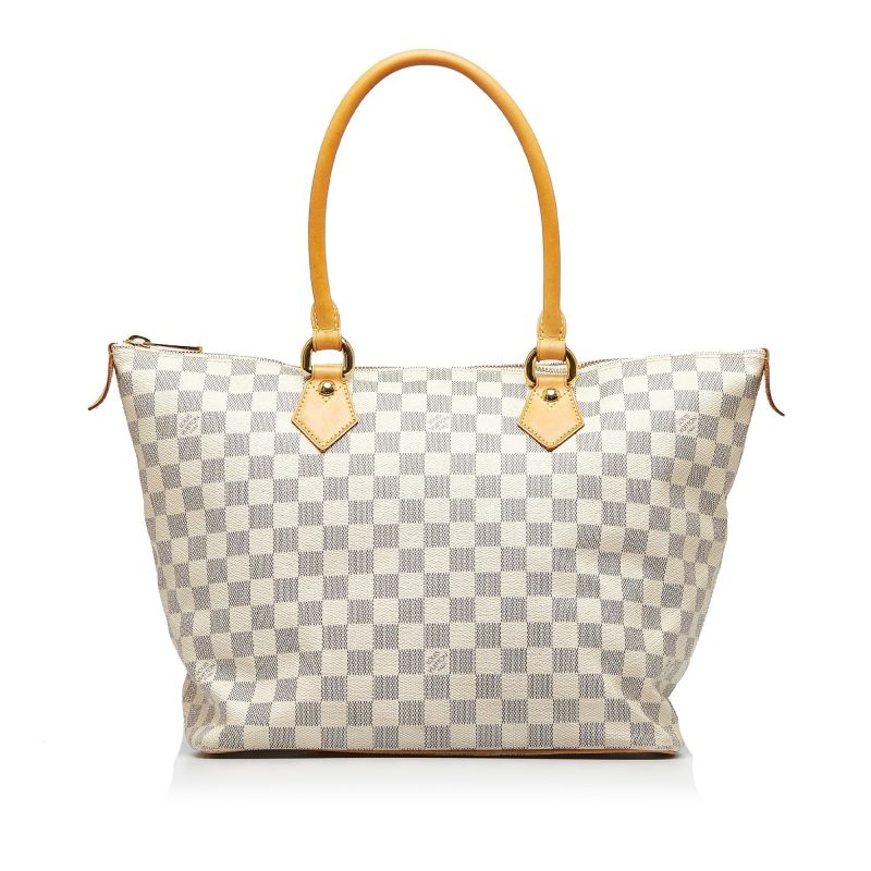 LOUIS VUITTON Damier Azur Saleya PM Handbag - Logoexplore