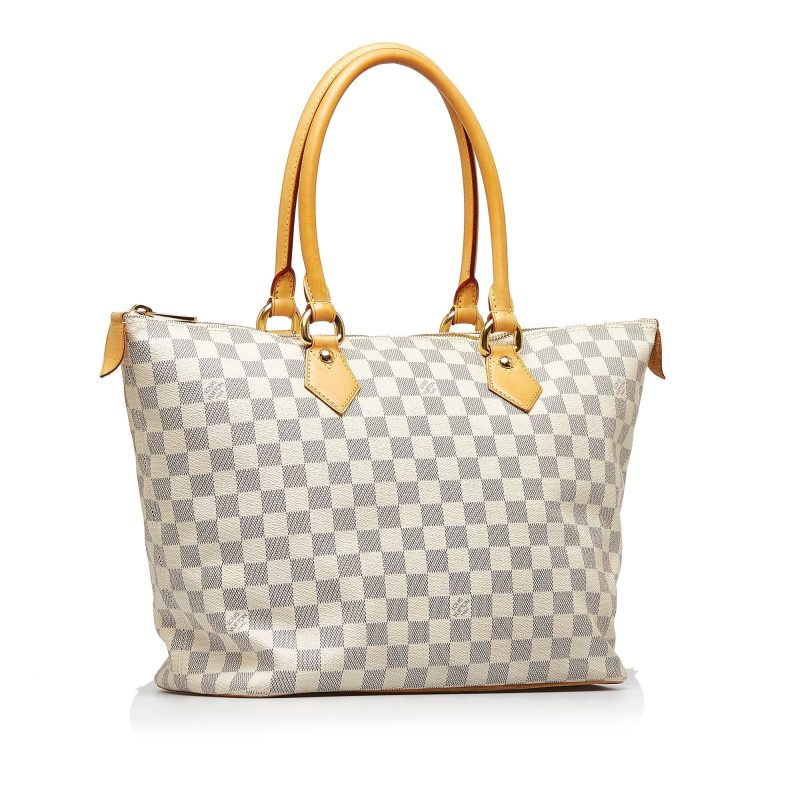 LOUIS VUITTON Damier Azur Saleya PM Handbag - Logoexplore - Image 2