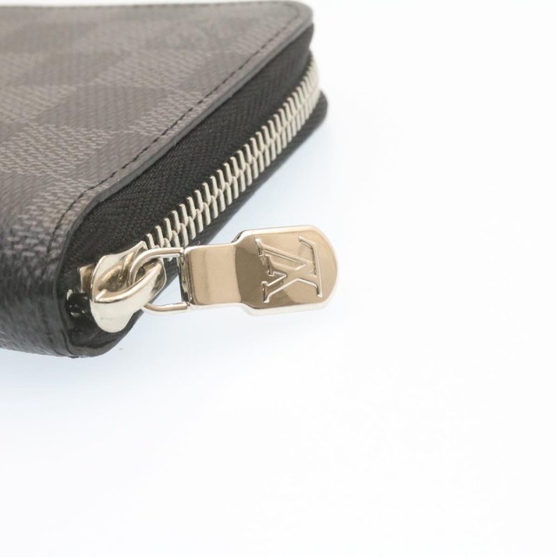 LOUIS VUITTON Damier Graphite Zippy Wallet Vertical Wallet - Logoexplore - Image 9
