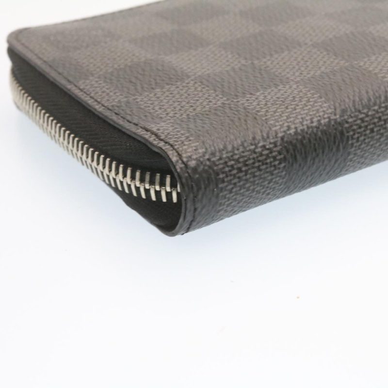 LOUIS VUITTON Damier Graphite Zippy Wallet Vertical Wallet - Logoexplore - Image 7