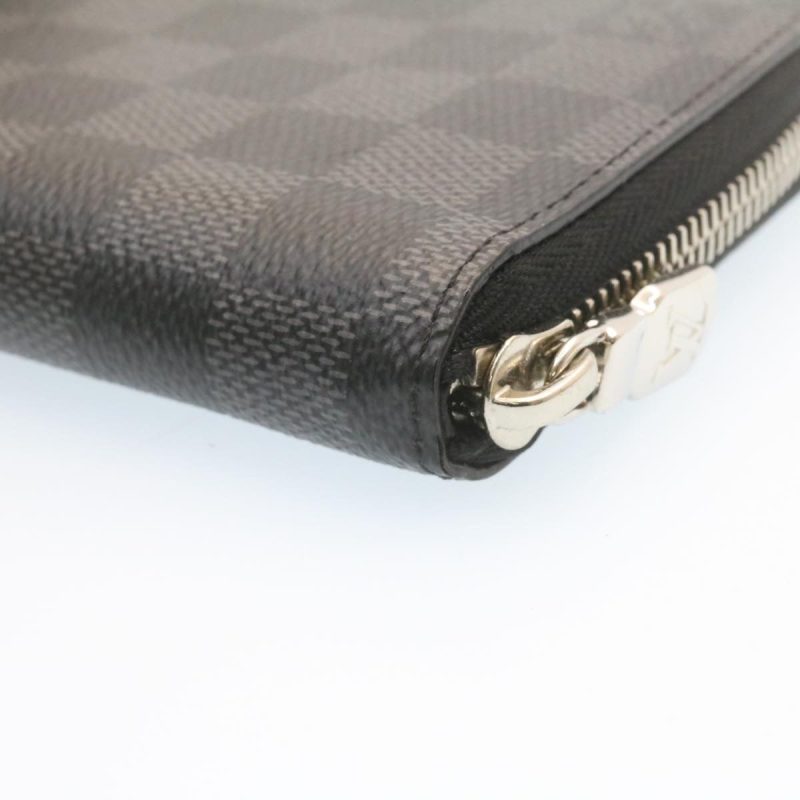 LOUIS VUITTON Damier Graphite Zippy Wallet Vertical Wallet - Logoexplore - Image 8