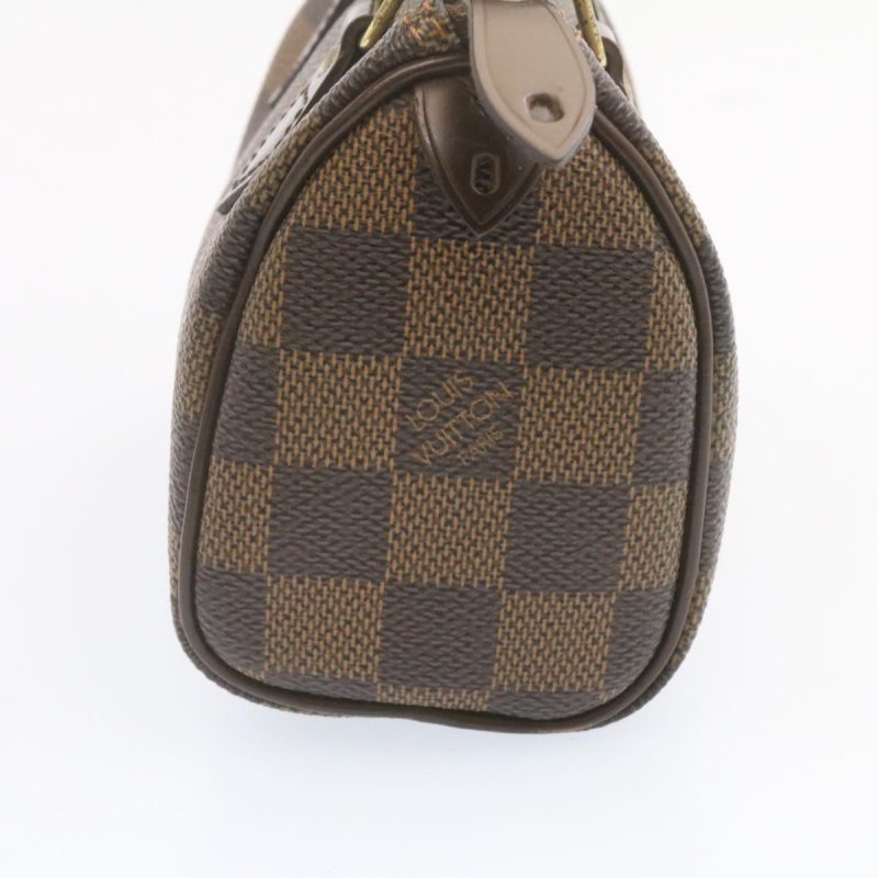 LOUIS VUITTON Damier Ebene Mini Speedy Hand Bag SP Order LV  23260A - Logoexplore - Image 4