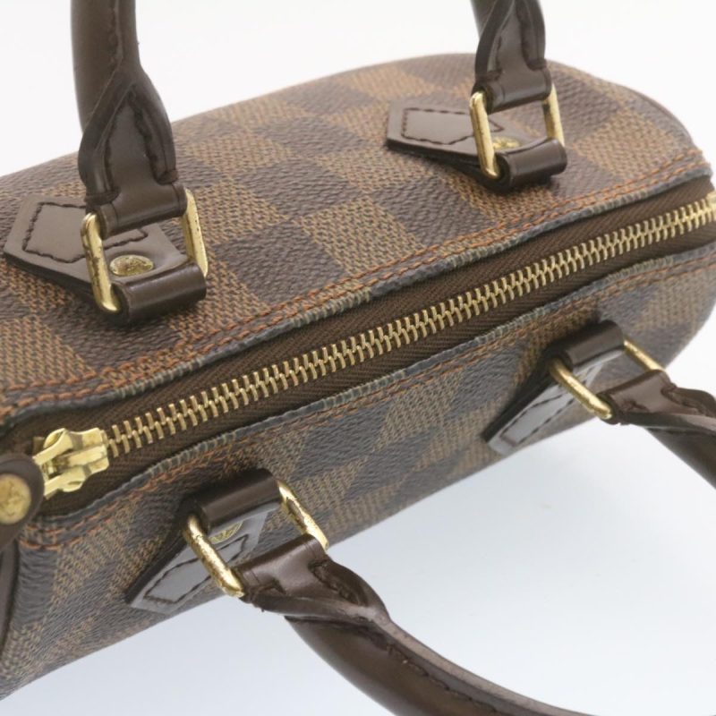LOUIS VUITTON Damier Ebene Mini Speedy Hand Bag SP Order LV  23260A - Logoexplore - Image 6