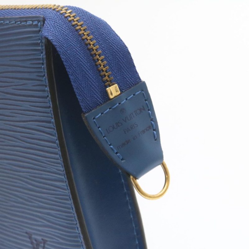 LOUIS VUITTON Epi Pochette Accessoires Pouch Blue M52945 23568A - Logoexplore - Image 10