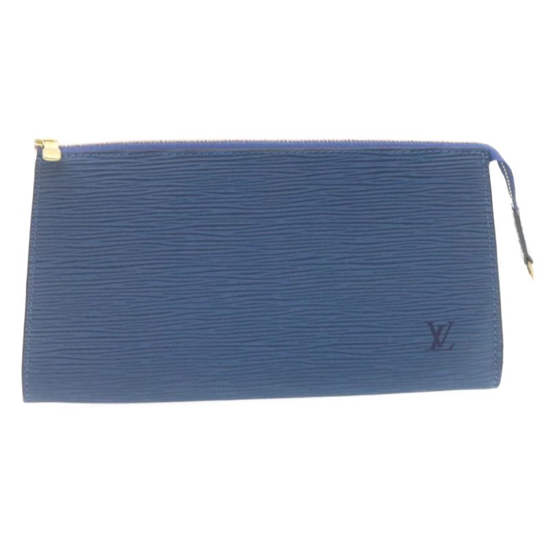 LOUIS VUITTON Epi Pochette Accessoires Pouch Blue M52945 23568A - Logoexplore - Image 2
