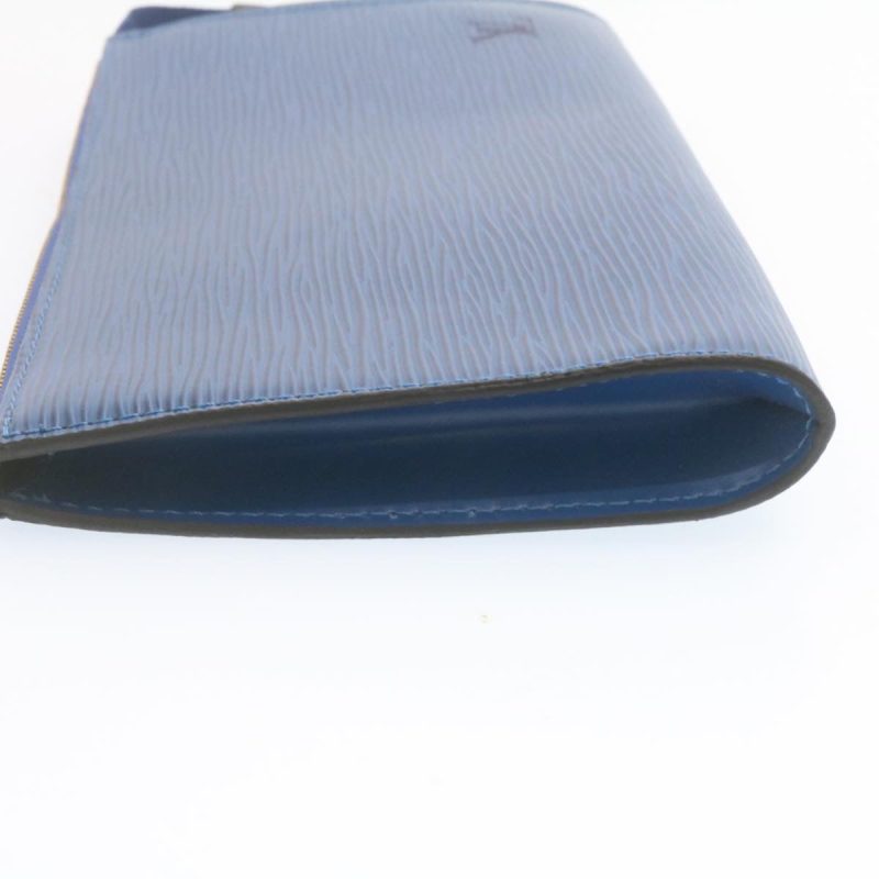 LOUIS VUITTON Epi Pochette Accessoires Pouch Blue M52945 23568A - Logoexplore - Image 5