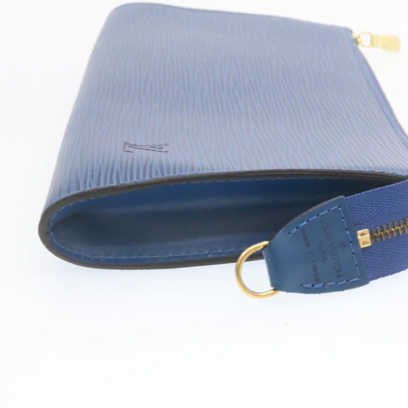 LOUIS VUITTON Epi Pochette Accessoires Pouch Blue M52945 23568A - Logoexplore - Image 6
