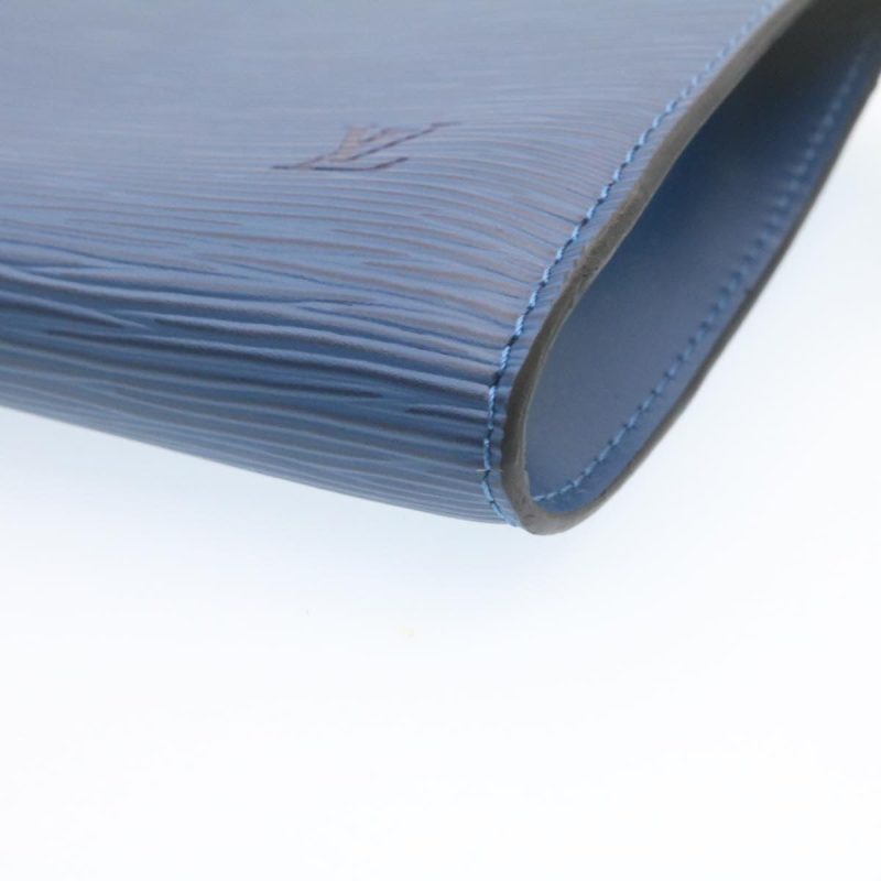 LOUIS VUITTON Epi Pochette Accessoires Pouch Blue M52945 23568A - Logoexplore - Image 9