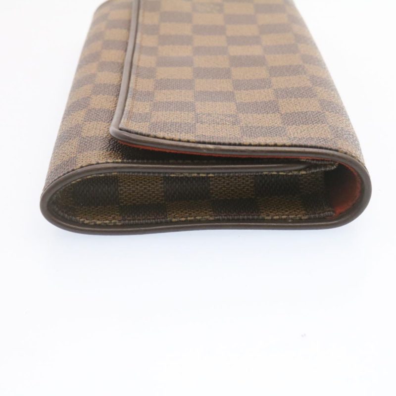 LOUIS VUITTON Damier Ebene Pochette Twin GM Shoulder Bag N51851 LV 24679A - Logoexplore - Image 3