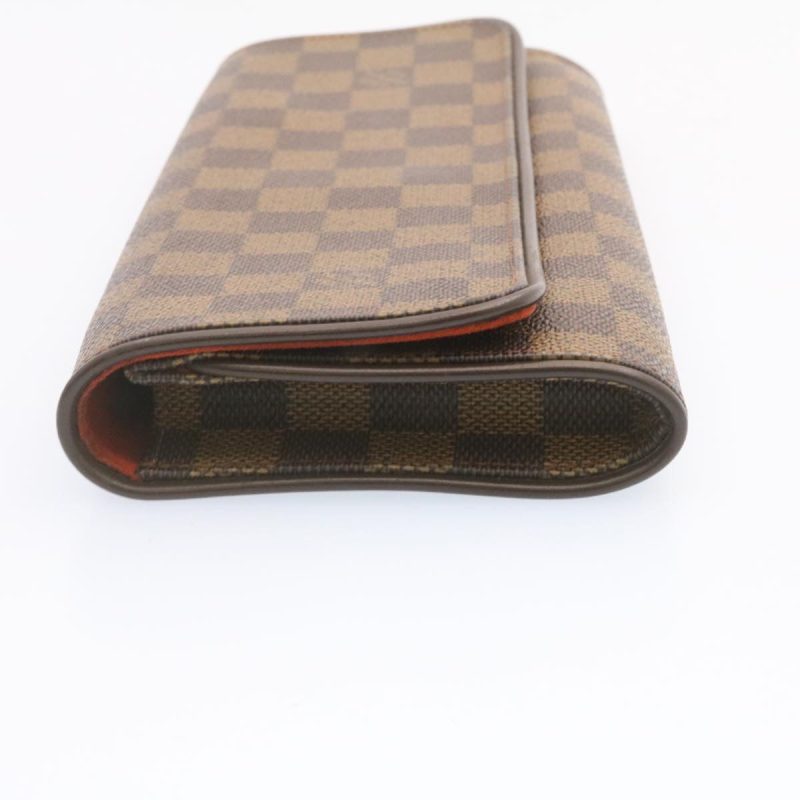LOUIS VUITTON Damier Ebene Pochette Twin GM Shoulder Bag N51851 LV 24679A - Logoexplore - Image 4