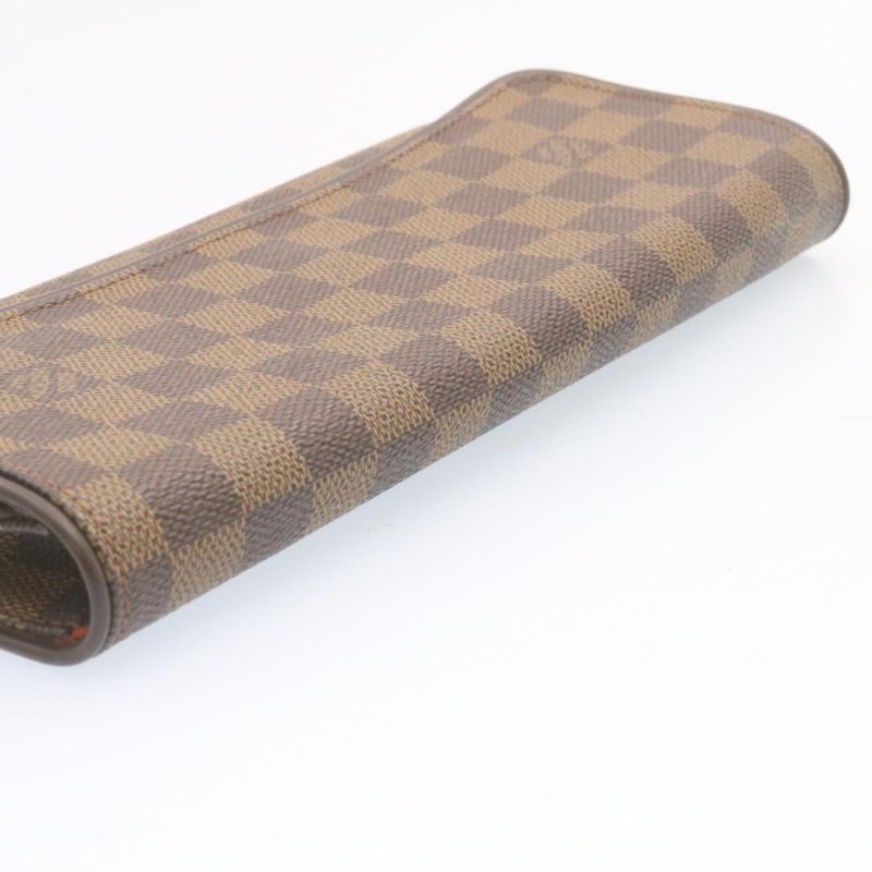 LOUIS VUITTON Damier Ebene Pochette Twin GM Shoulder Bag N51851 LV 24679A - Logoexplore - Image 5
