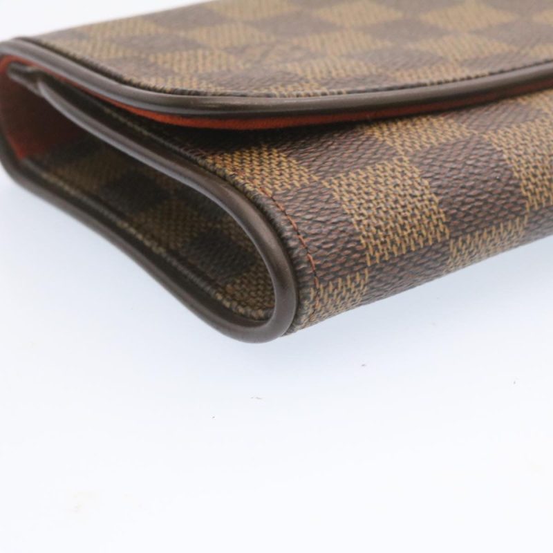 LOUIS VUITTON Damier Ebene Pochette Twin GM Shoulder Bag N51851 LV 24679A - Logoexplore - Image 7