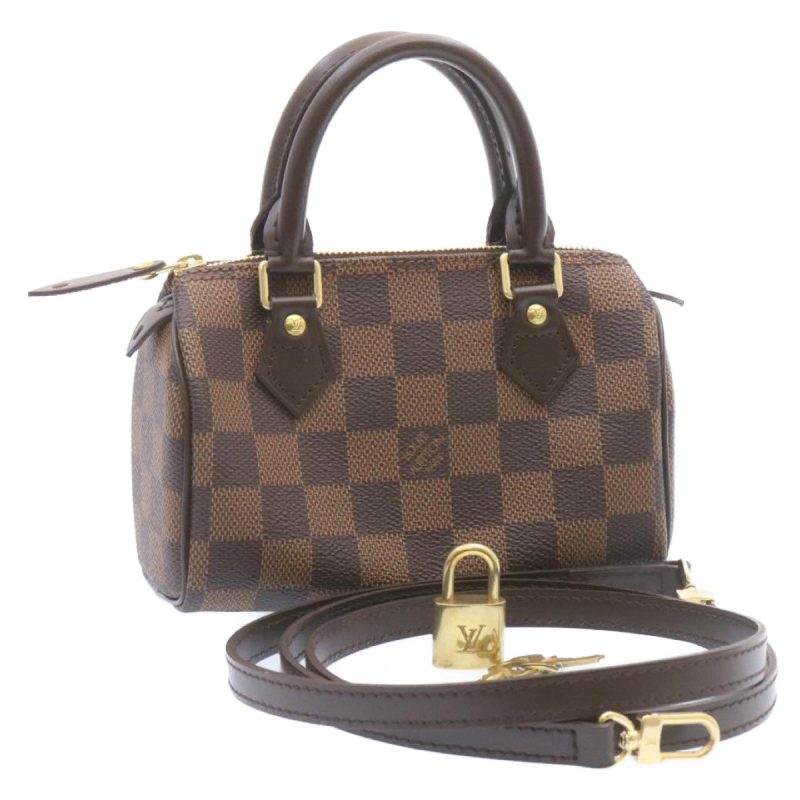LOUIS VUITTON Damier Ebene Mini Speedy Hand Bag M41534 LV  25202A - Logoexplore