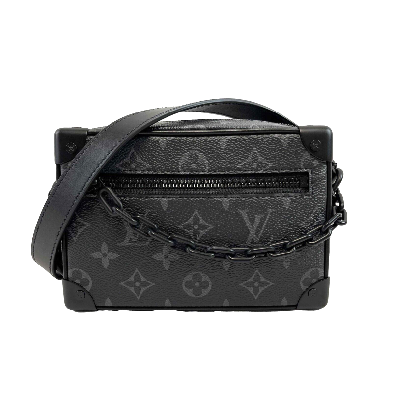 LOUIS VUITTON Excellent Mini Soft Trunk Monogram Eclipse Black Handbag - Logoexplore