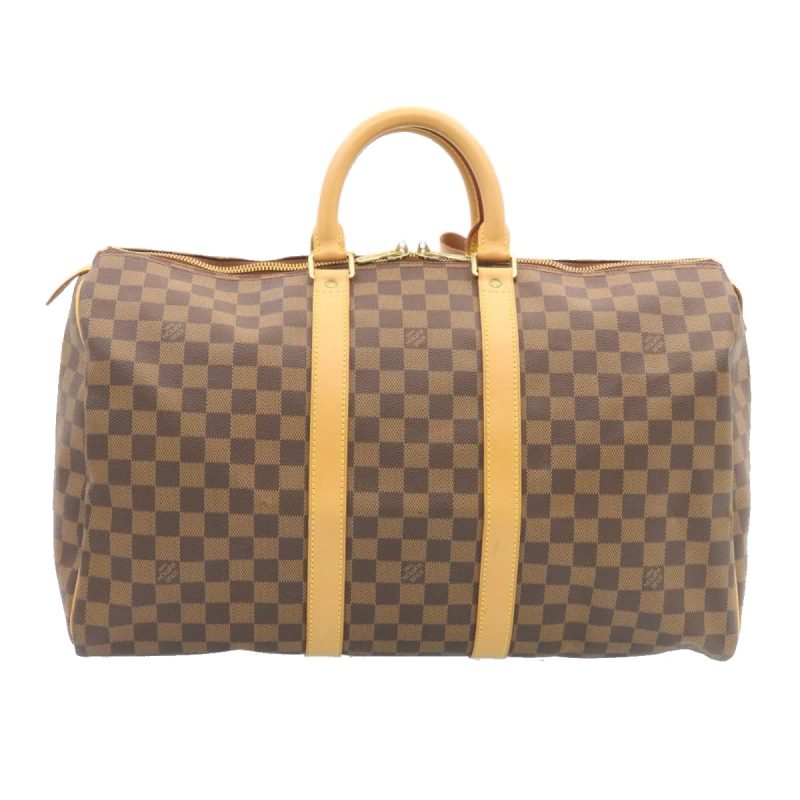 LOUIS VUITTON Damier Ebene Keepall 45 Boston Bag LV  26495A - Logoexplore - Image 2
