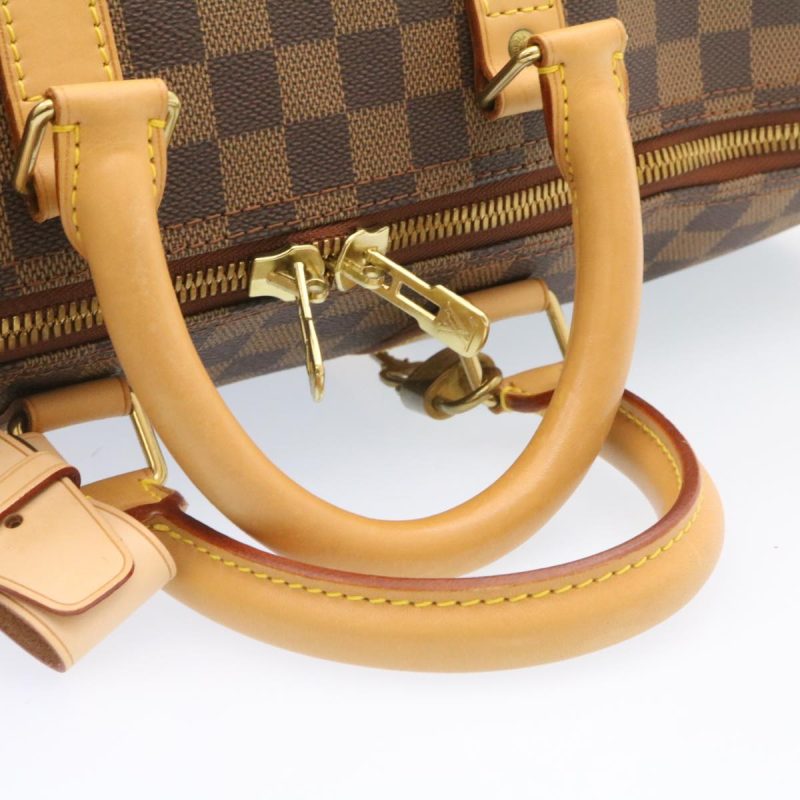 LOUIS VUITTON Damier Ebene Keepall 45 Boston Bag LV  26495A - Logoexplore - Image 7