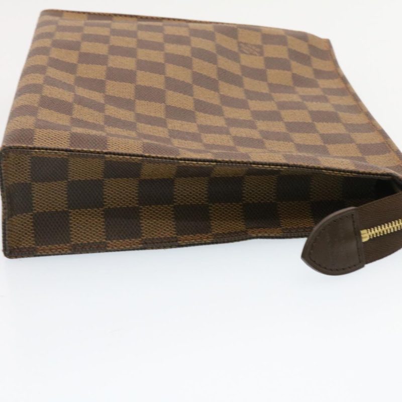 LOUIS VUITTON Damier Ebene Poche Toilette 26 Pouch N47543 26871A - Logoexplore - Image 4