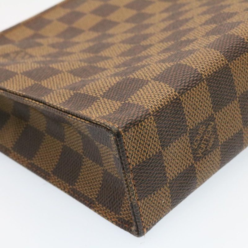 LOUIS VUITTON Damier Ebene Poche Toilette 26 Pouch N47543 26871A - Logoexplore - Image 8