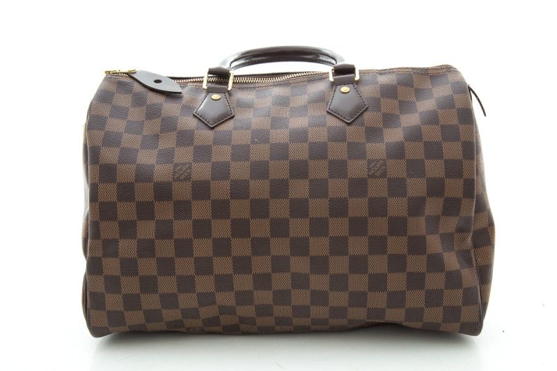 Louis Vuitton Brown Speedy NM 35 Damier Handbag - Logoexplore - Image 5
