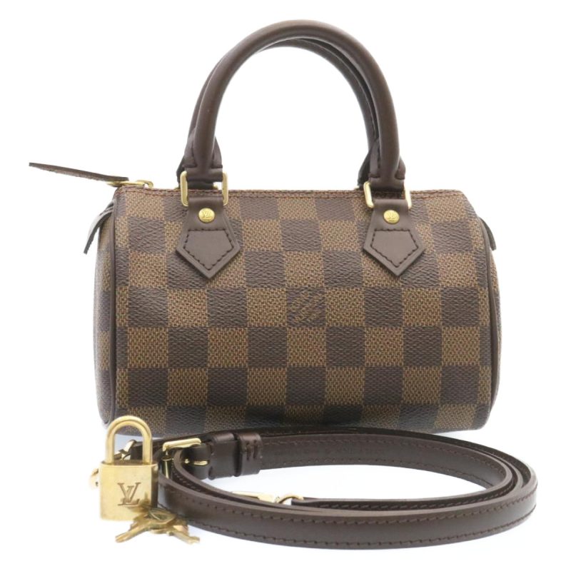 LOUIS VUITTON Damier Ebene Mini Speedy Hand Bag M41534 LV  27265A - Logoexplore