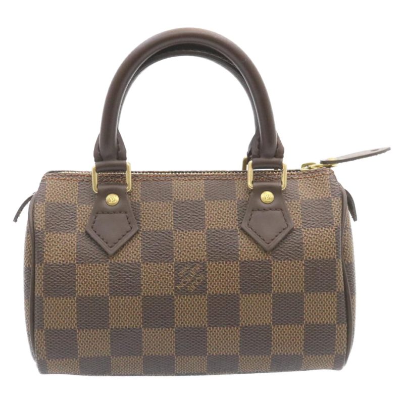 LOUIS VUITTON Damier Ebene Mini Speedy Hand Bag M41534 LV  27265A - Logoexplore - Image 2