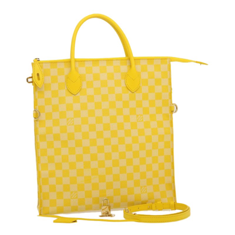 LOUIS VUITTON Damier Color Mobile 2way Shoulder Bag Yellow N41305  27711A - Logoexplore