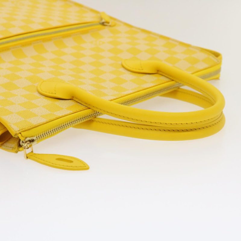 LOUIS VUITTON Damier Color Mobile 2way Shoulder Bag Yellow N41305  27711A - Logoexplore - Image 6