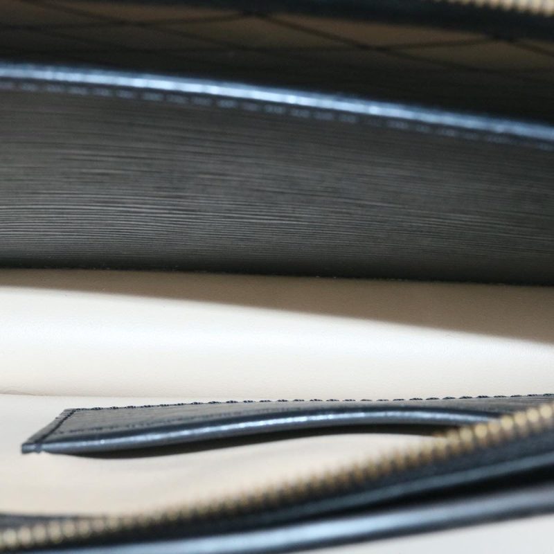 LOUIS VUITTON Epi Trunk Clutch 2Way Shoulder Bag Black M53052 28382A - Logoexplore - Image 9
