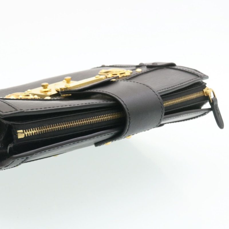 LOUIS VUITTON Epi Trunk Clutch 2Way Shoulder Bag Black M53052 28382A - Logoexplore - Image 5