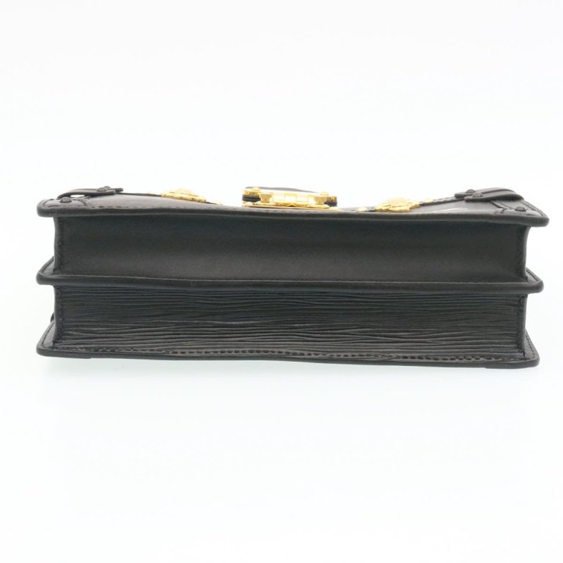 LOUIS VUITTON Epi Trunk Clutch 2Way Shoulder Bag Black M53052 28382A - Logoexplore - Image 6