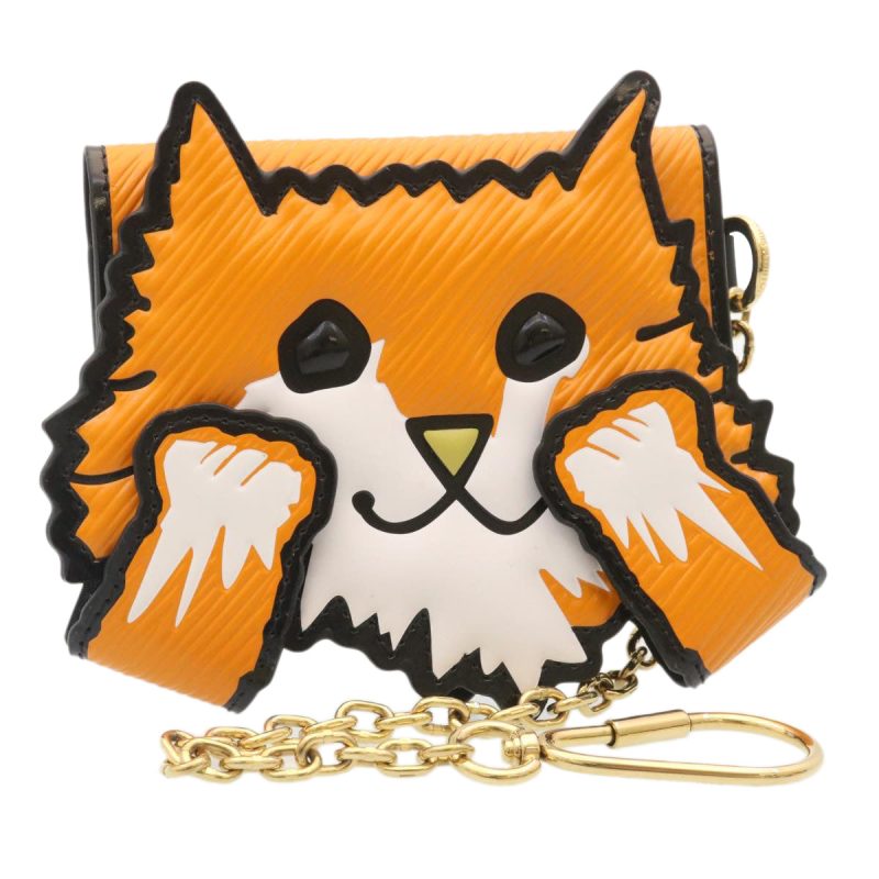 LOUIS VUITTON Catgram Card Case Orange M63900 28600 - Logoexplore