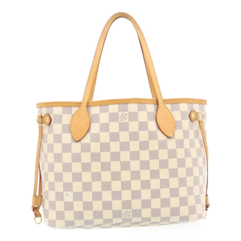 LOUIS VUITTON Damier Azur Neverfull PM Tote Bag N41362 29025 - Logoexplore - Image 2