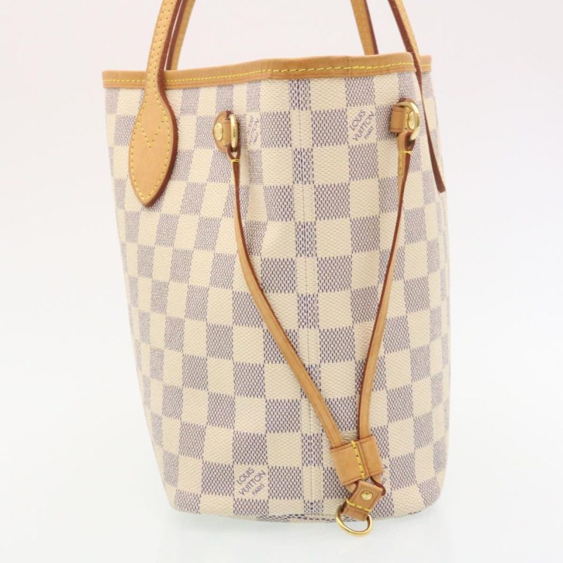 LOUIS VUITTON Damier Azur Neverfull PM Tote Bag N41362 29025 - Logoexplore - Image 3