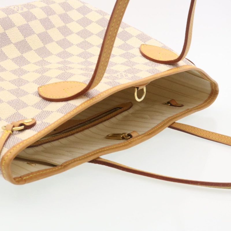 LOUIS VUITTON Damier Azur Neverfull PM Tote Bag N41362 29025 - Logoexplore - Image 6