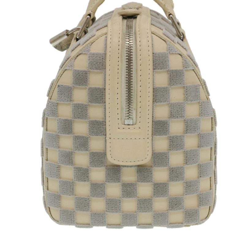 LOUIS VUITTON Damier Cubic Speedy Cube PM Hand Bag White M48909 LV  29243A - Logoexplore - Image 3