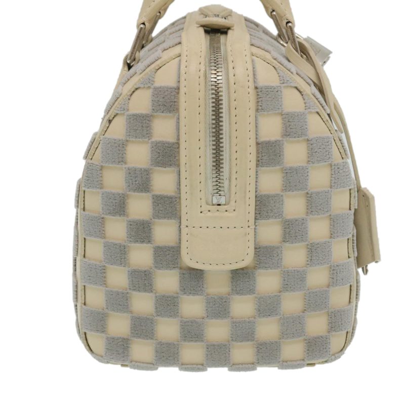 LOUIS VUITTON Damier Cubic Speedy Cube PM Hand Bag White M48909 LV  29243A - Logoexplore - Image 4