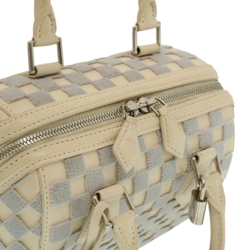 LOUIS VUITTON Damier Cubic Speedy Cube PM Hand Bag White M48909 LV  29243A - Logoexplore - Image 6