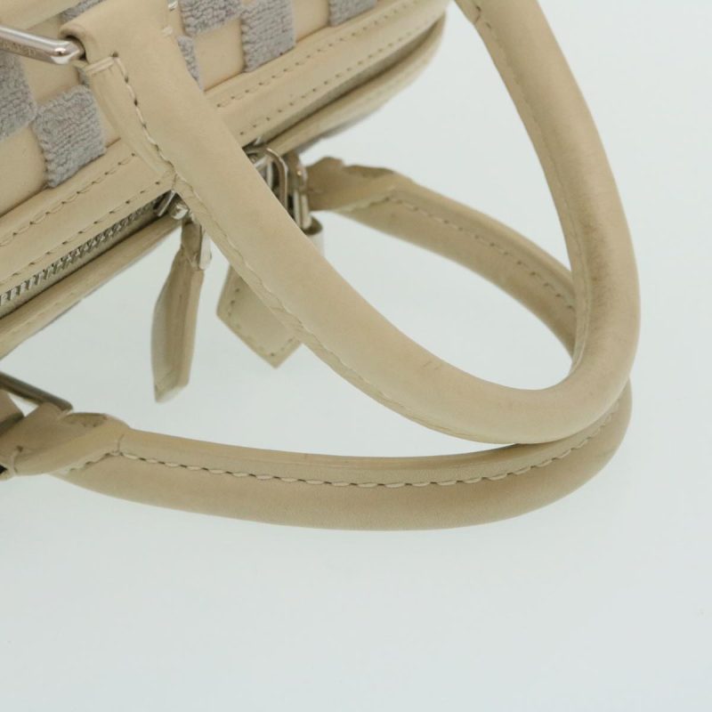 LOUIS VUITTON Damier Cubic Speedy Cube PM Hand Bag White M48909 LV  29243A - Logoexplore - Image 7