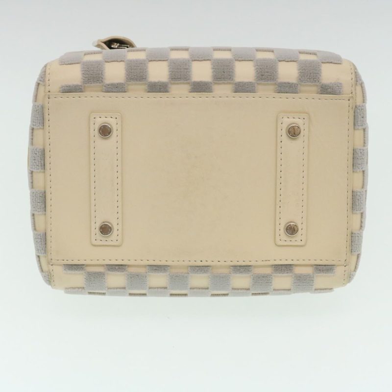 LOUIS VUITTON Damier Cubic Speedy Cube PM Hand Bag White M48909 LV  29243A - Logoexplore - Image 5