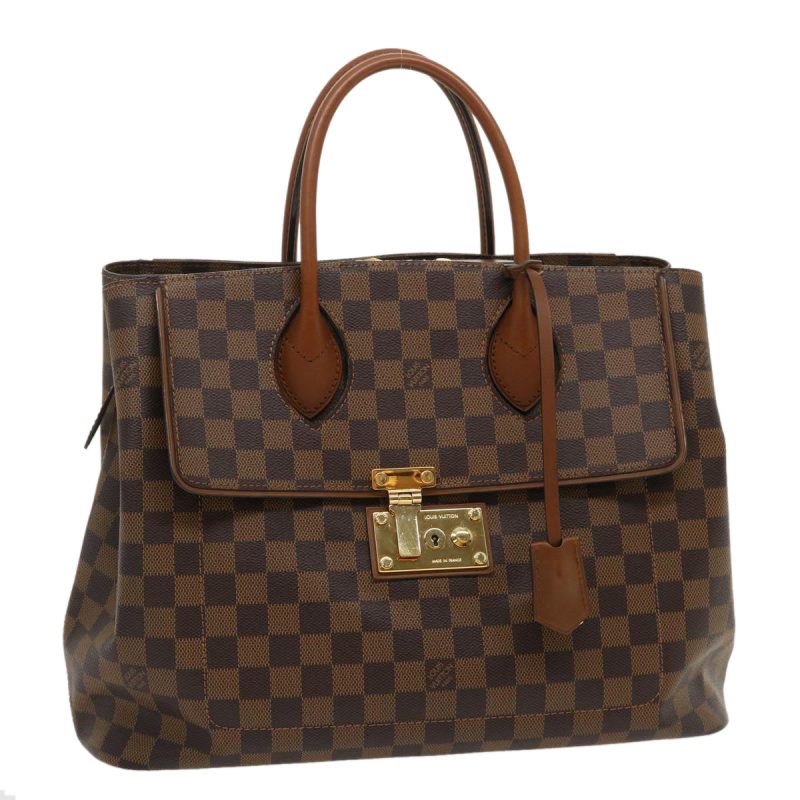 LOUIS VUITTON Damier Ebene Ascot Hand Bag N41273 LV  29546A - Logoexplore